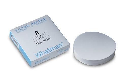Whatman 1002-125 Filter Circles, 125mm Dia, Grade 2, 100/pk