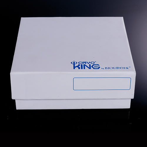 Biologix 90-1200 Cardboard Freezer Box w Lid, 100 Places, 2" Height (Box of 100)