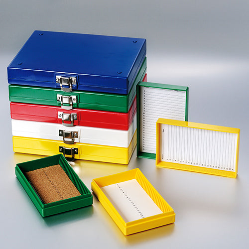 Assorted Color Non-Sterile Abs Material Slide Storage Box