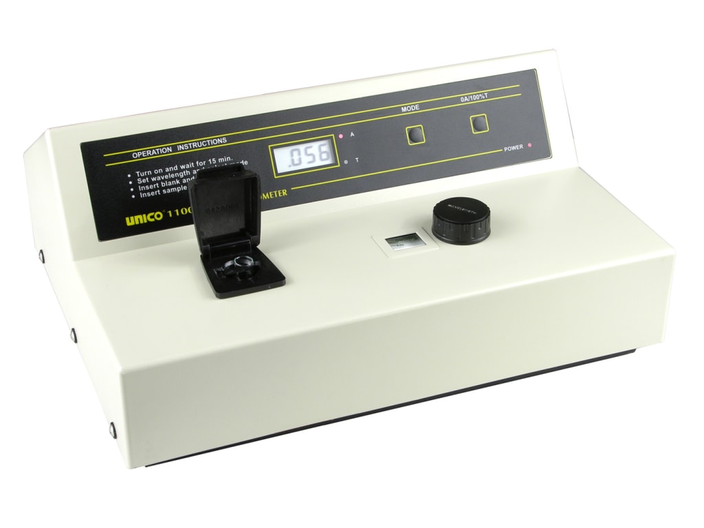 Unico S-1100 Visible Spectrophotometer, 20nm, 110V