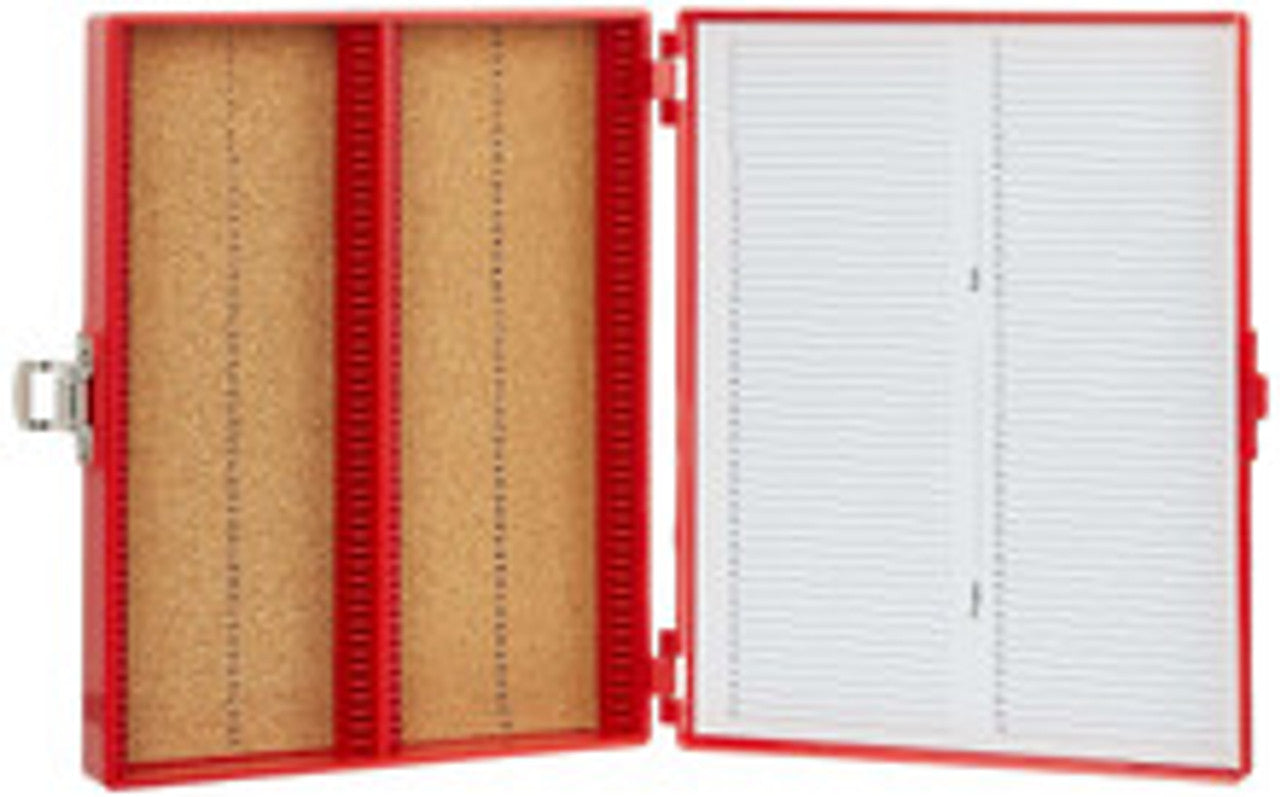 100-PLACE PREMIUM MICROSCOPE SLIDE BOXES