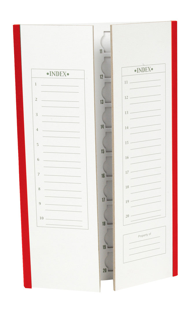 20-PLACE CARDBOARD SLIDE TRAYS