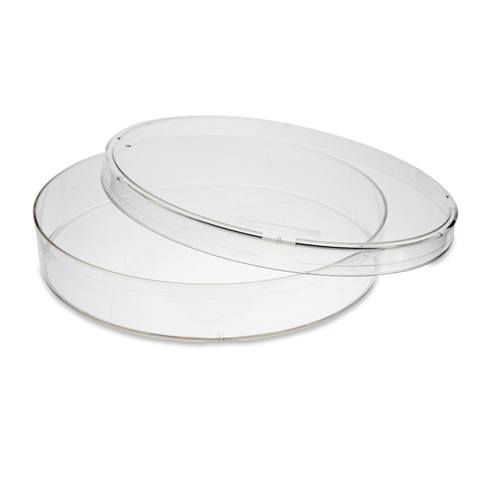 200 Pack Petri Dish, 150×15mm Large Sterile Petri Dishes with Lid, Clear Stackable Thick Plastic Culture Dishes for Lab Experiment, School Science Project, Myclogy, Biology