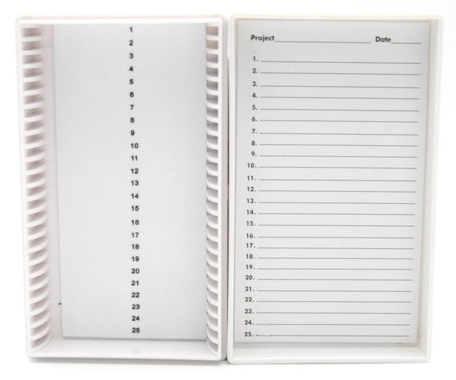 25 SLIDEBOX FOAM BLUE EA