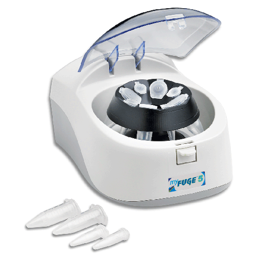 MyFuge™ 5 Mini-centrifuge for 4x5mL tubes, 5000rpm, 2000xg (* MAP)