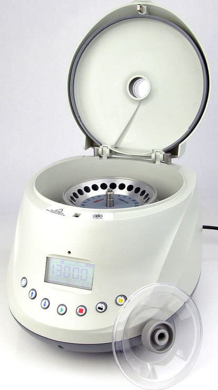 Unico C887 PowerSpin BX Centrifuge, Variable Speed 1,000-13,000 RPM with 8 Place Tube Rotor and 24 Place MicroCentrifuge Rotor, 110 V