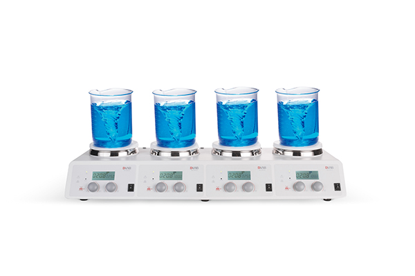 MS-H340-S4  4-Channel LCD Digital Hotplate Magnetic Stirrer
