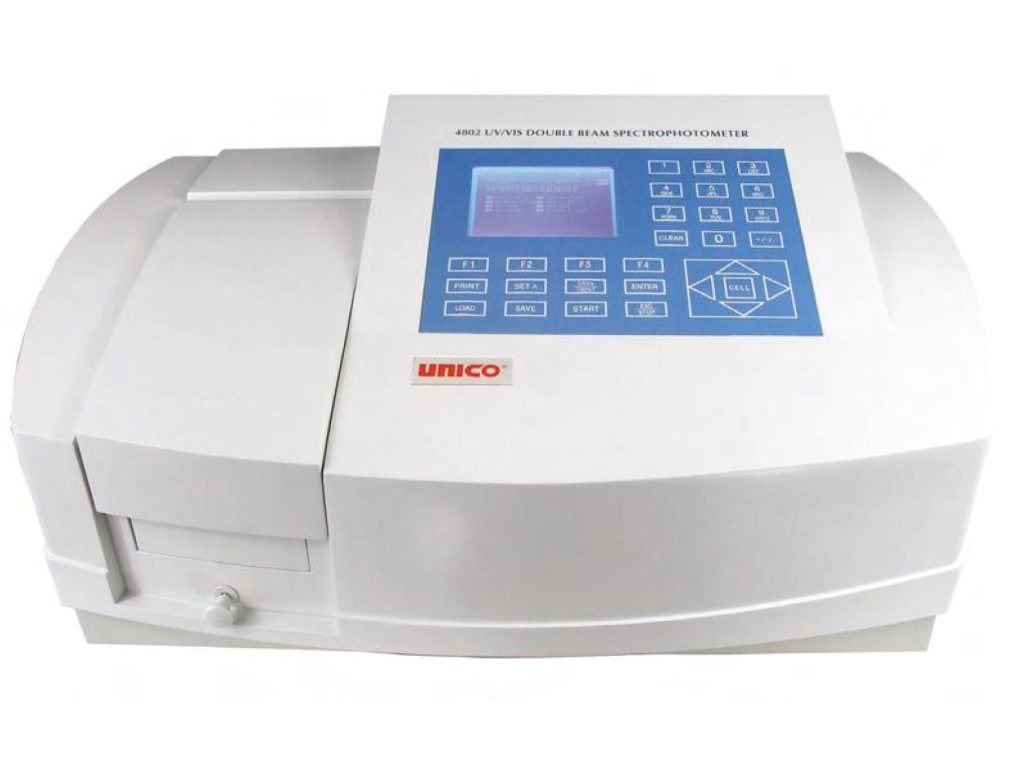 Unico SQ4802 Double Beam UV/Vis Spectrophotometer, 1.8 nm , 110V