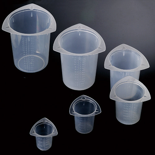 Biologix 93-0100 100Ml Clear Polypropylene (Disposable/Reusable) Tri-Cornered Beakers W