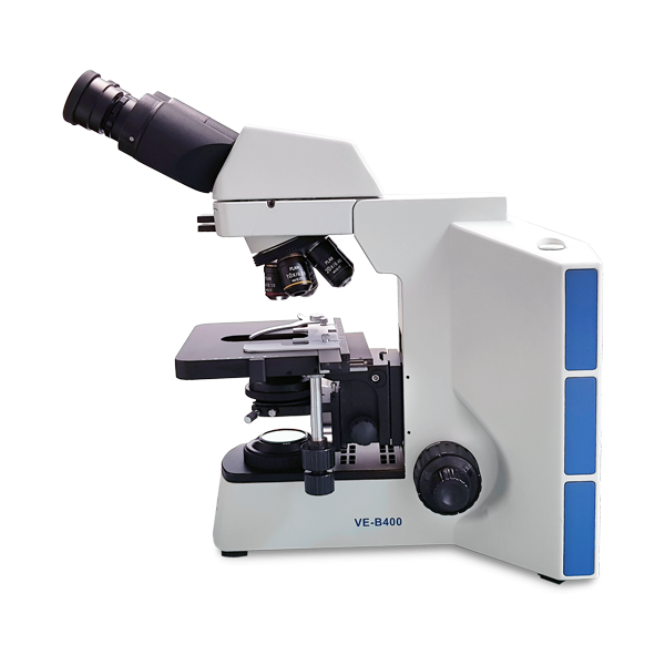VE-B400 Binocular Biological Microscope w/ Koehler Illumination  and Plan Achromatic Objectives