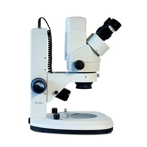 VE-S5C Binocular Stereoscope Microscope w/ integrated 1.3 MP camera and zoom (Intermediate)
