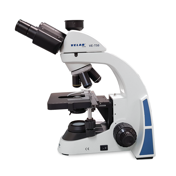 VE-T50 Biological Trinocular Microscope w/ Plan Achromatic Objectives