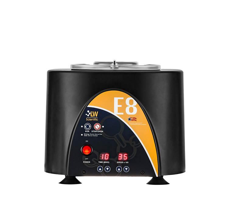 E8 Centrifuge: 8-Place Angled (Fixed, Variable, or Digital Controls)