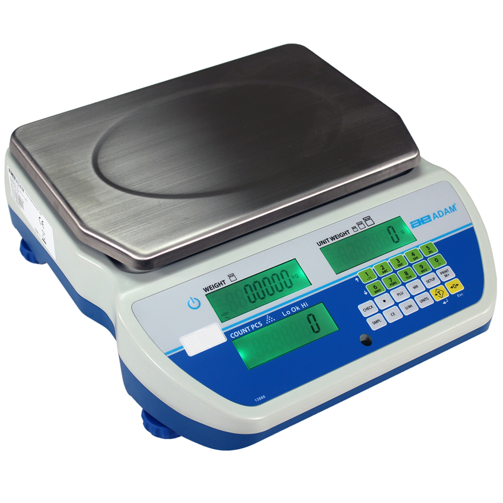 Adam Equipment CCT 16 Cruiser Bench Counting Scales, 35 lb x 0.001 lb