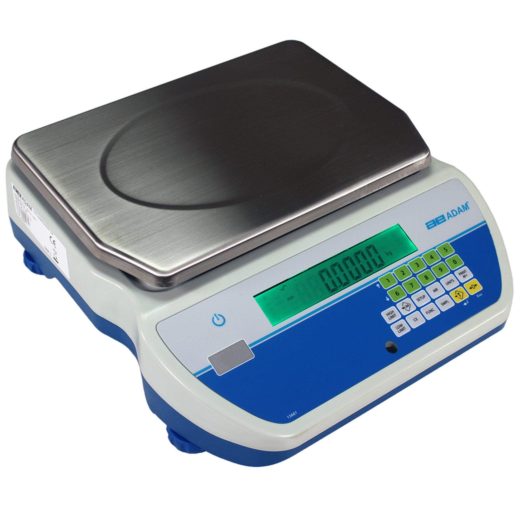 Adam Equipment CKT 16UH Cruiser Bench Checkweighing Scales, 35 lb x 0.0002 lb