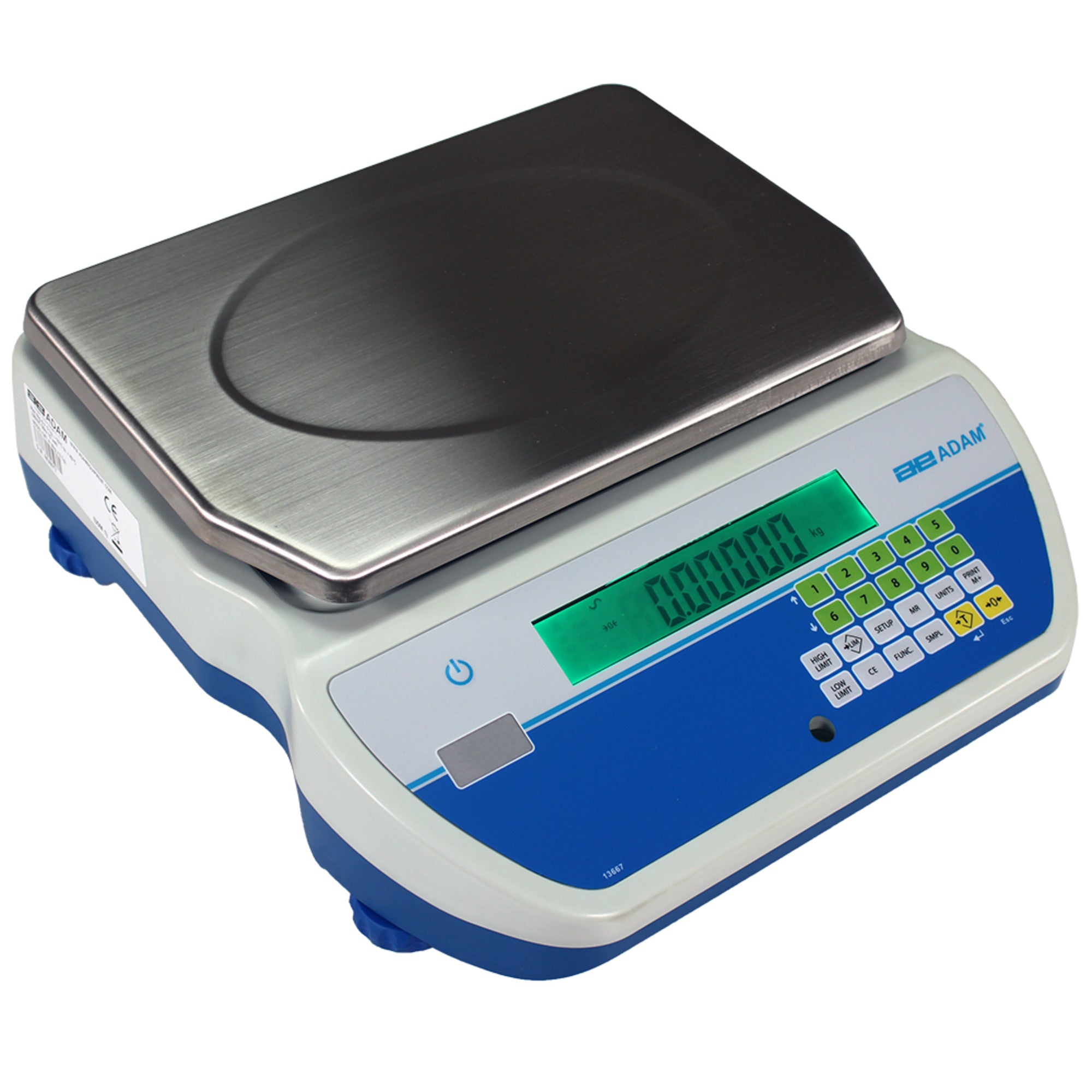 Adam Equipment CKT 8UH Cruiser Bench Checkweighing Scales, 16 lb x 0.0001 lb